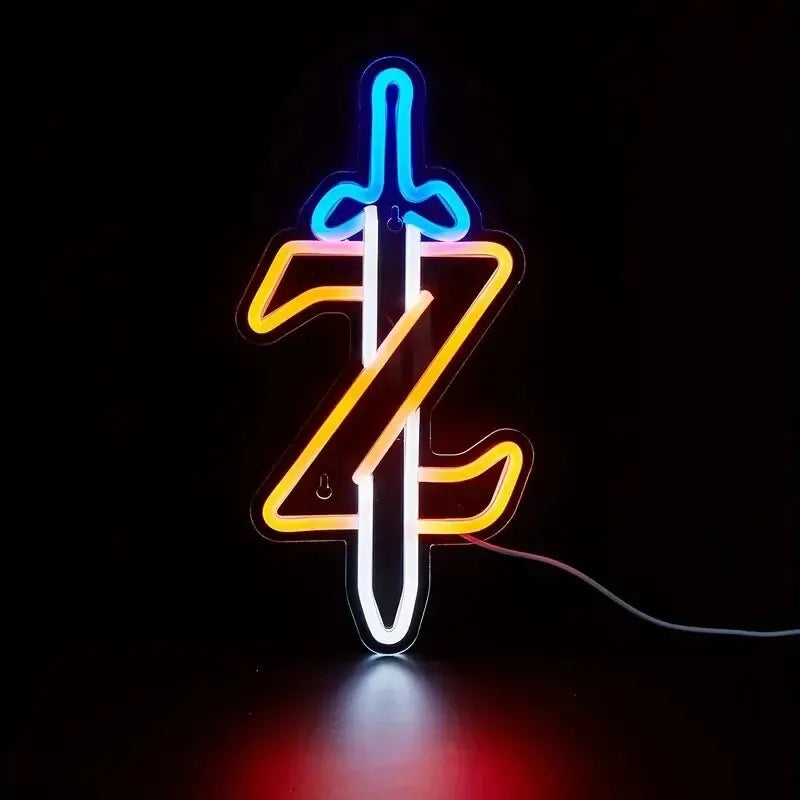 Neon de Parede Z Espada Mestra