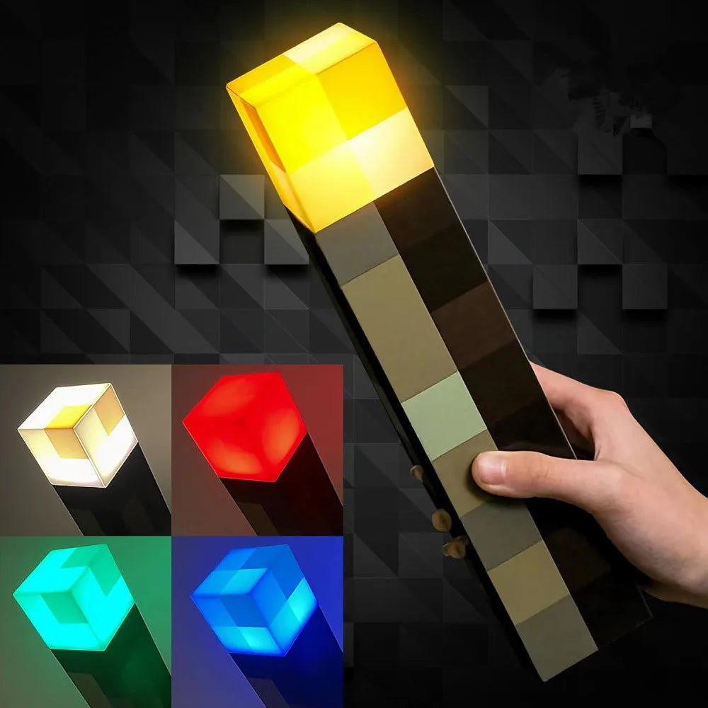 Luminária Tocha Minecraft