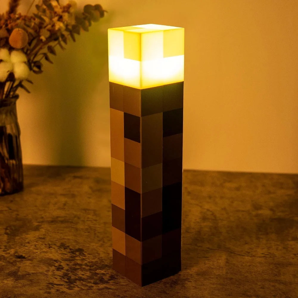 Luminária Tocha Minecraft