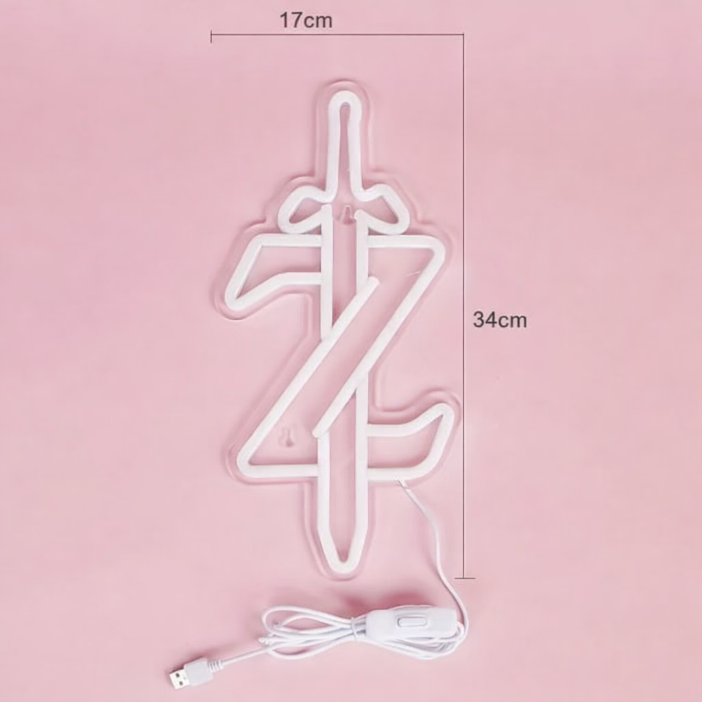 Neon de Parede Z Espada Mestra